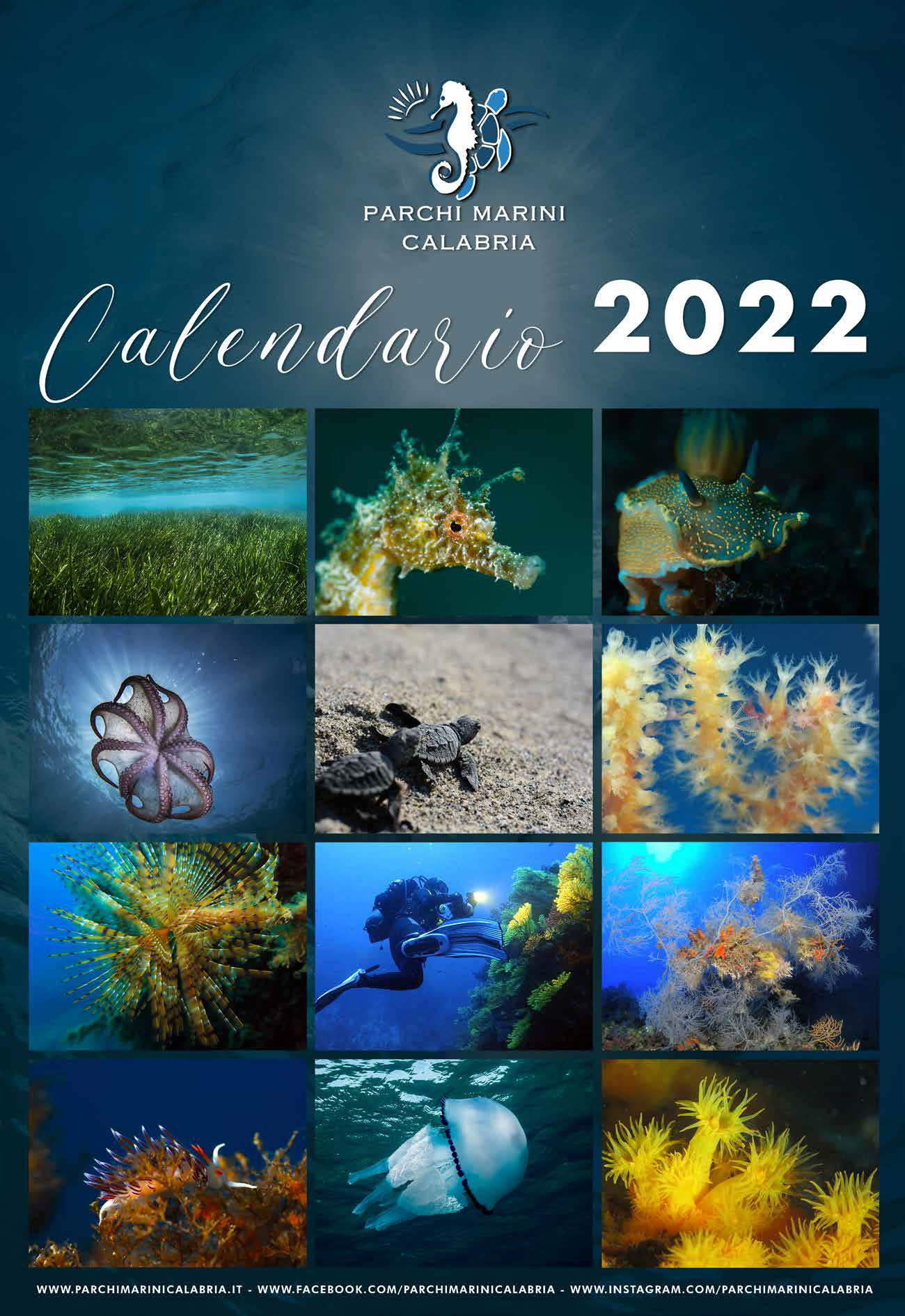 Calendario Parchi Marini Calabria 2022
