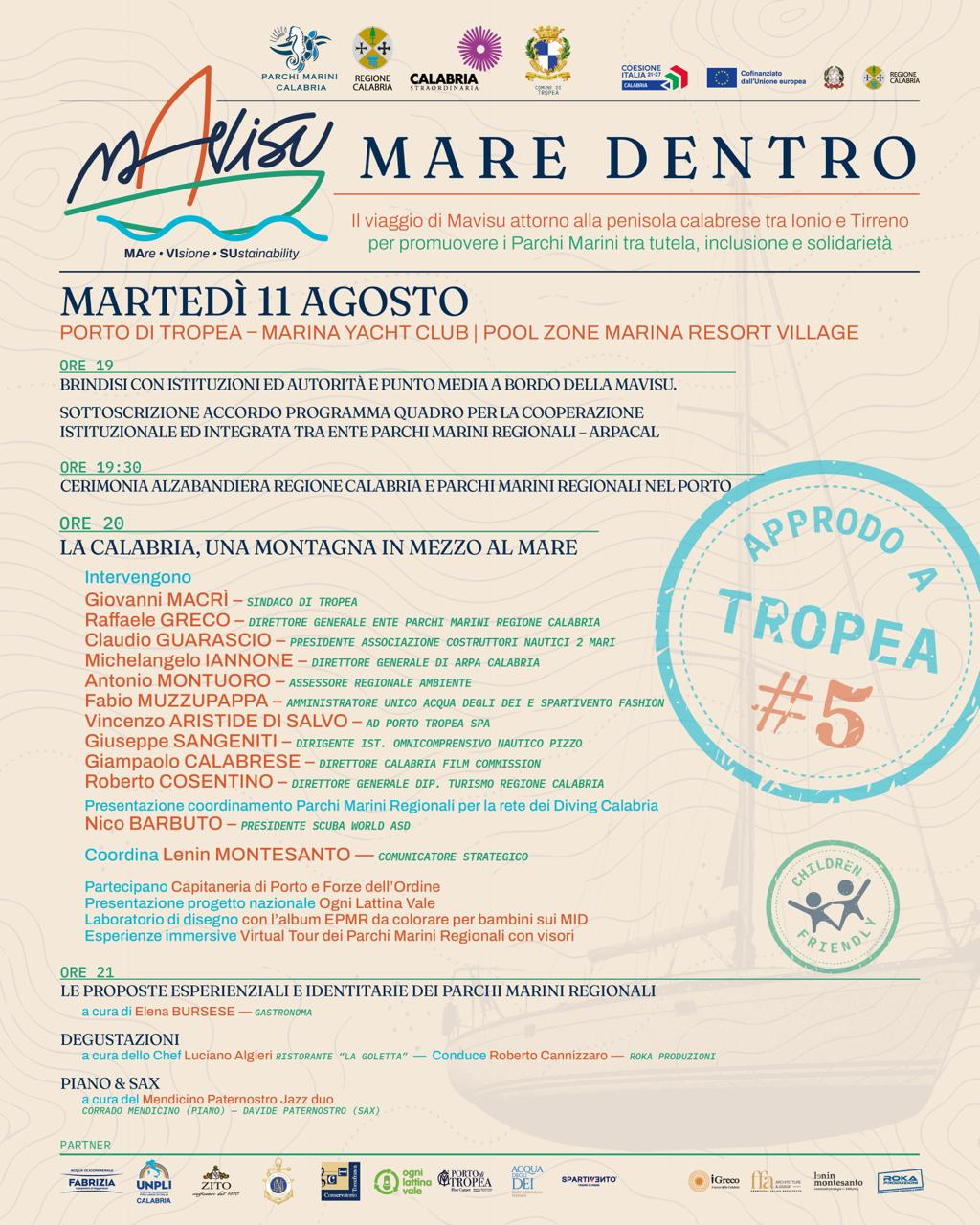 DA CAPO BRUZZANO ALLA PULIZIA DEI FONDALI A PIZZO, PARCHI MARINI RILANCIA PRIORITÀ: VERSO I PIANI INTEGRATI. INSIEME AGLI STUDENTI DEL NAUTICO SU RAI DUE E QUESTA SERA (11 AGOSTO) MARE DENTRO A TROPEA 