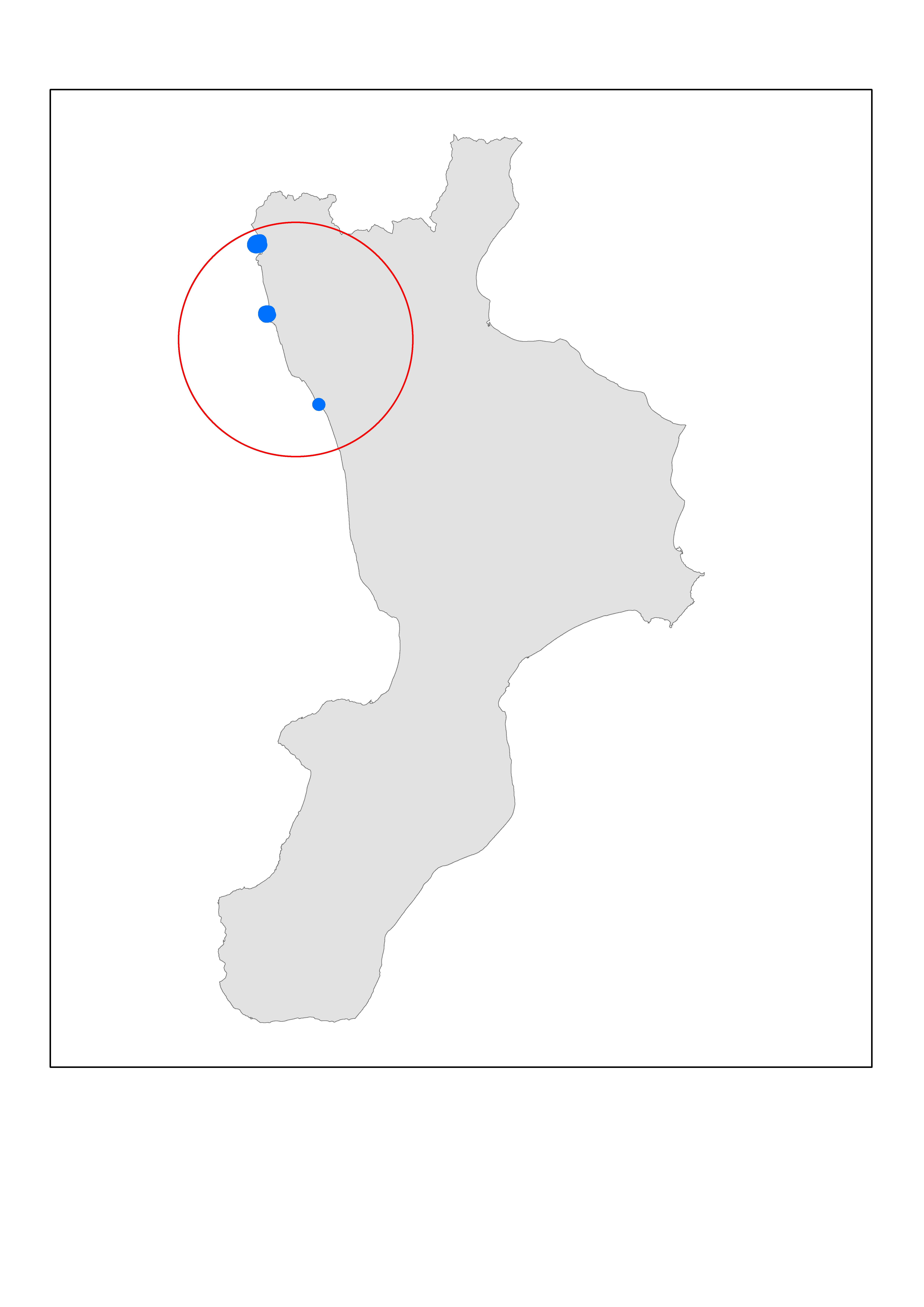 Localizzazione Riviera dei Cedri