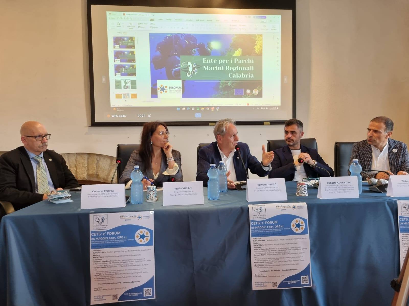secondo forum cets ente parchi marini regionali calabria